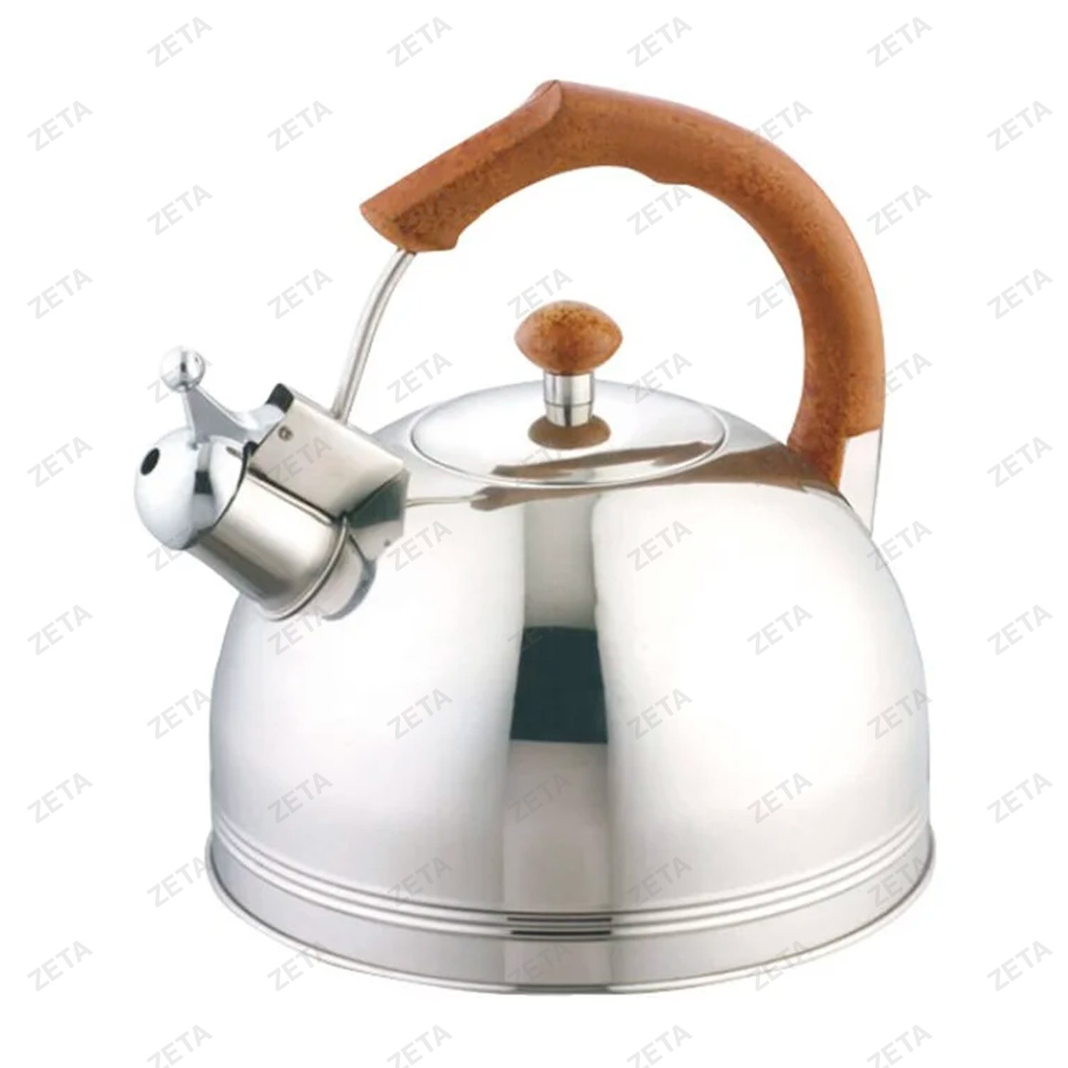 Чайник со свистком LKD-003 3,5 л. серебристый/коричневый Appetite