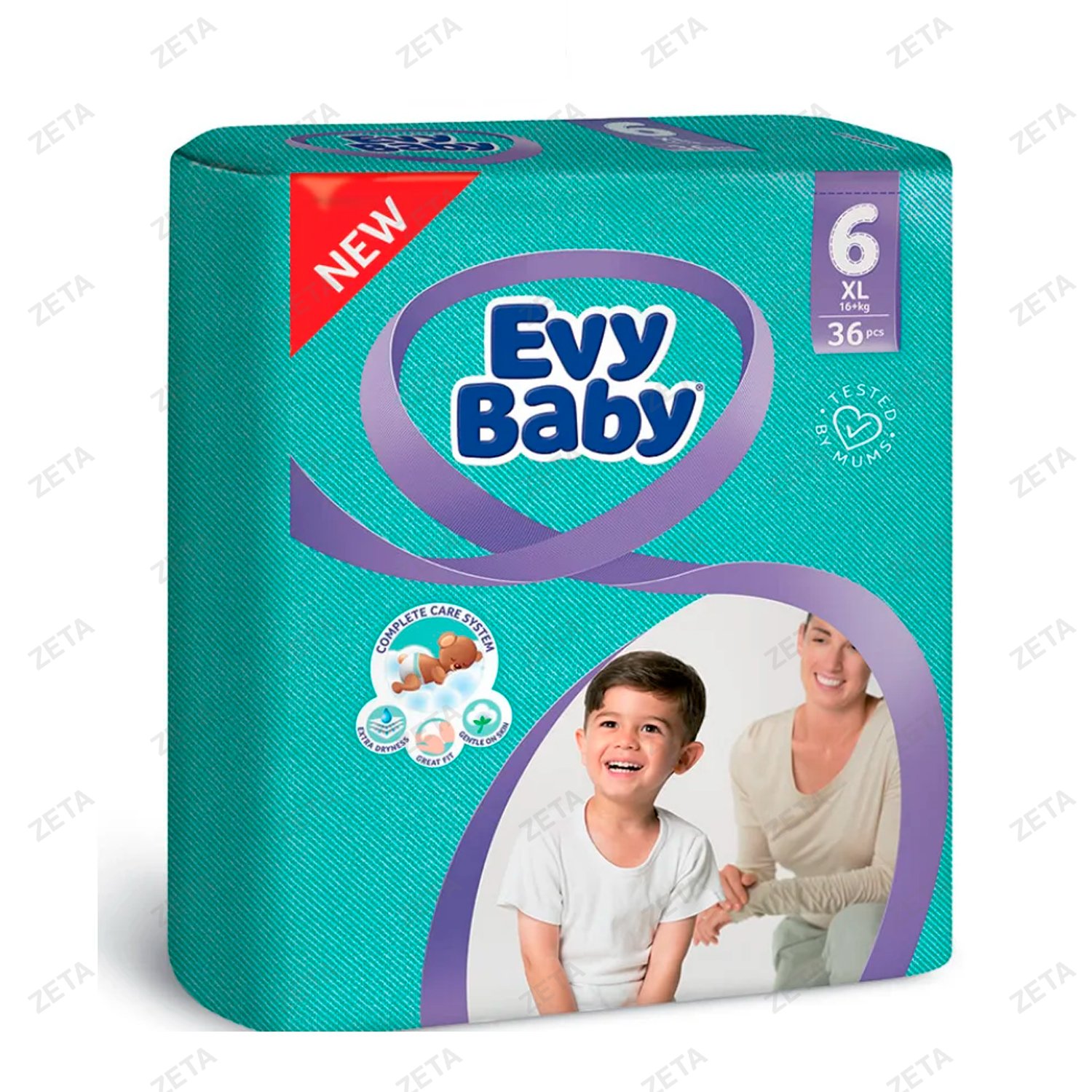 Подгузники Evy Baby 36 шт "XL Jumbo 6+"