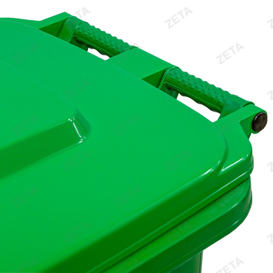 Бак мусорный с крышкой 240 л. на колесах (зеленый) №LD-240AC (ВИ) - изображение 6