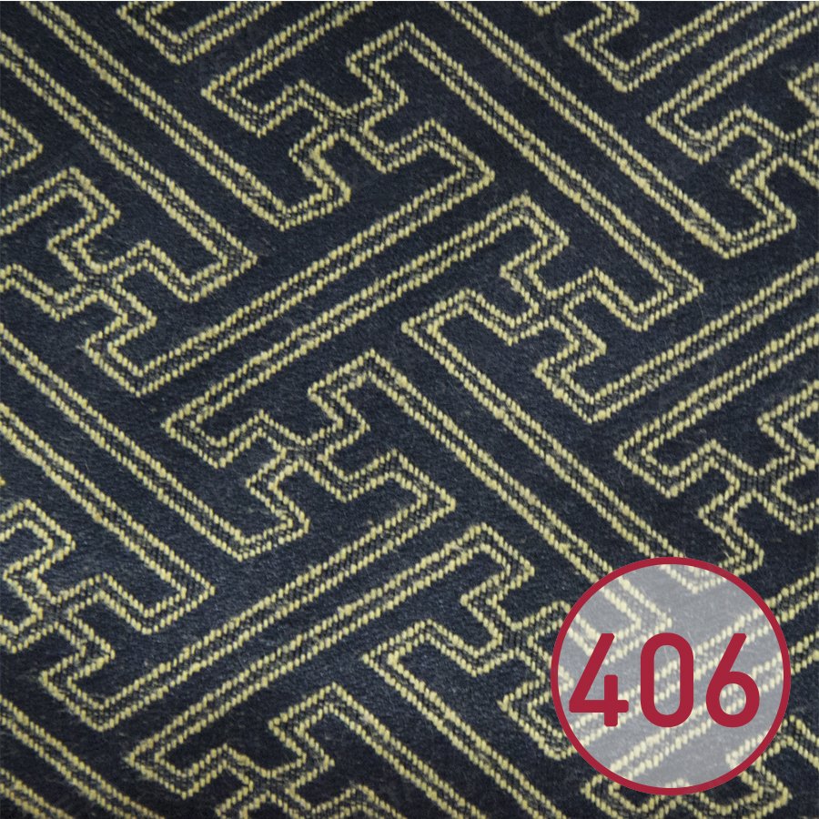 Ткань гобелен 115 К (черно-желтый узор) - изображение 1