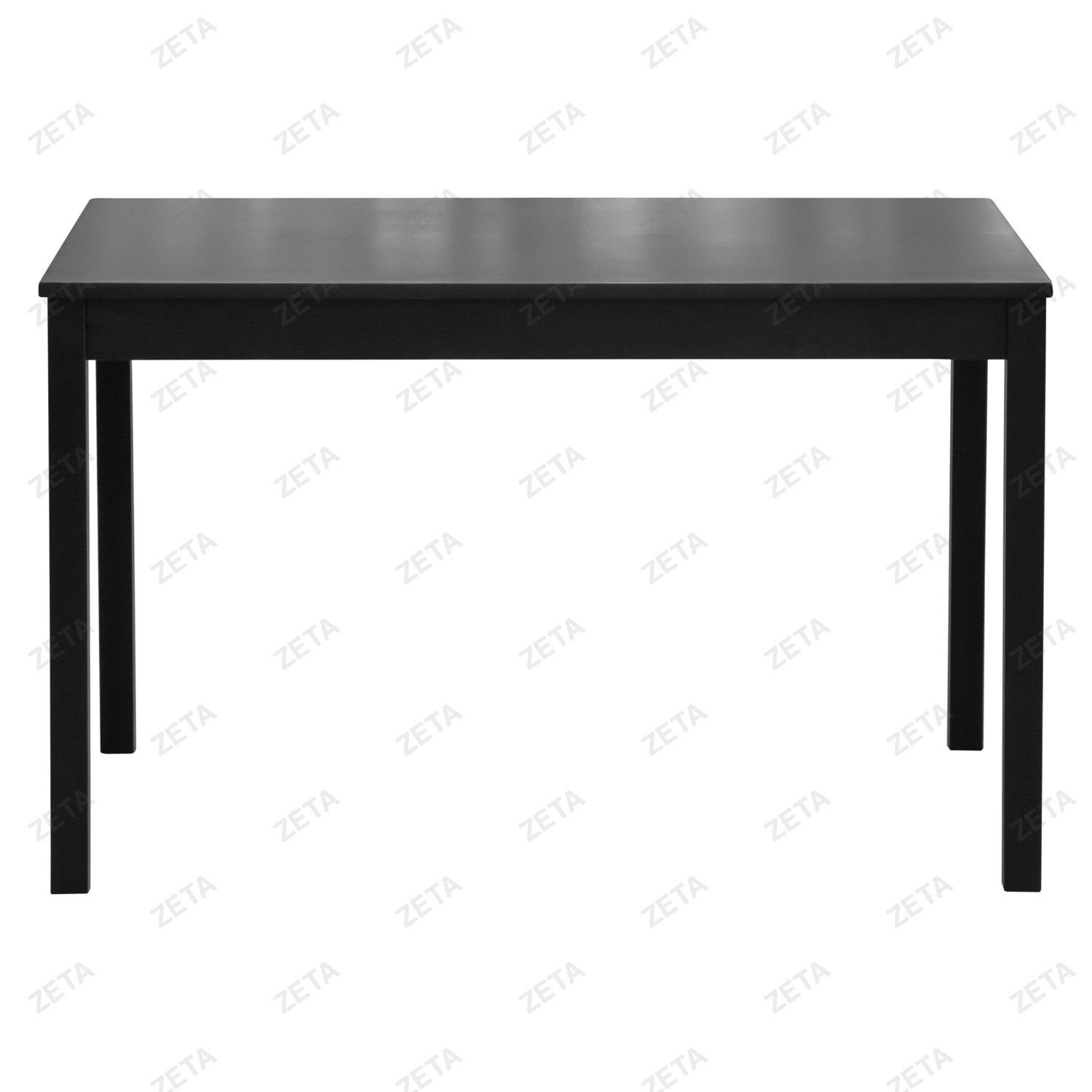 Столовый комплект от производителей IKEA: стол + 4 стула "Ladder Back" (чёрный) (ВИ) - изображение 3