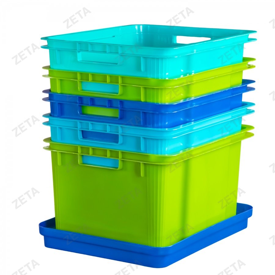 Ящик универсальный с крышкой, цветной (30 л.) - изображение 4
