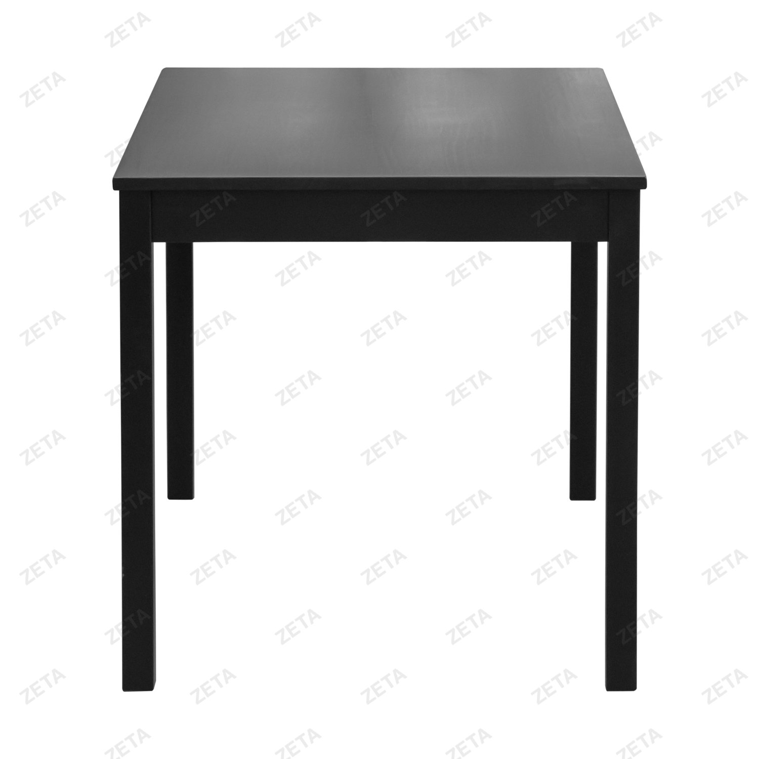 Столовый комплект от производителей IKEA: стол + 4 стула "Ladder Back" (чёрный) (ВИ) - изображение 4