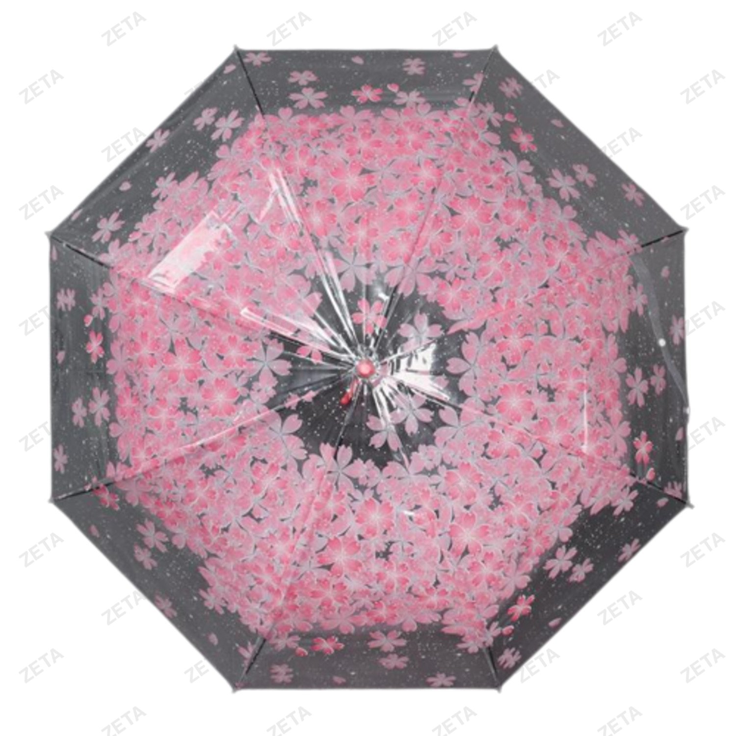 Зонт женский трость наполовину автоматический, 8 спиц - изображение 9