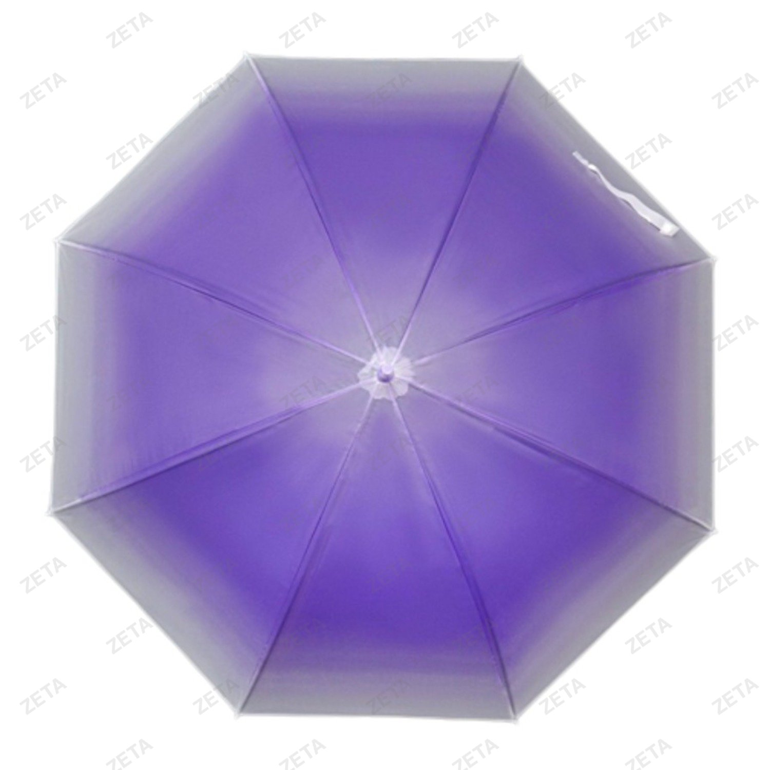 Зонт женский трость наполовину автоматический, 8 спиц - изображение 1