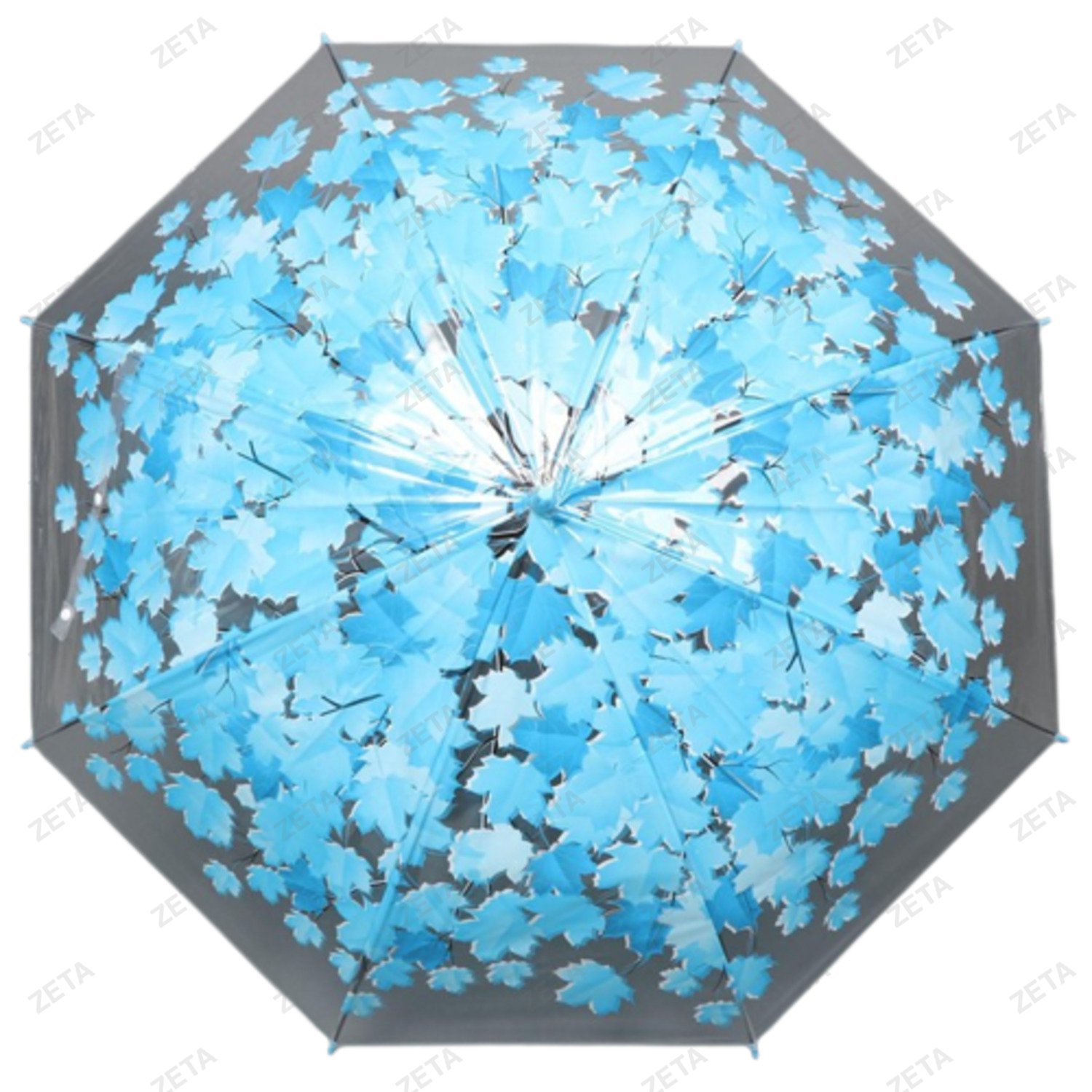 Зонт женский трость наполовину автоматический, 8 спиц - изображение 6