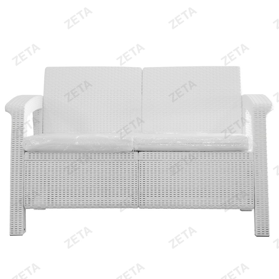 Комплект мебели: диван + 2 кресла + стол, пластик Rattan №205 (И-HB) - изображение 2