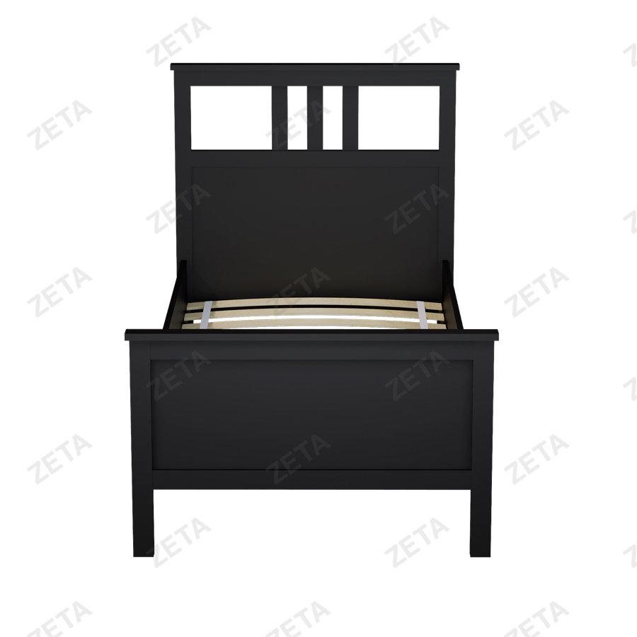 Кровать одинарная "Кымор" (900*2000 мм.) №5031310105 (чёрный) (Лузалес-РФ) - изображение 3