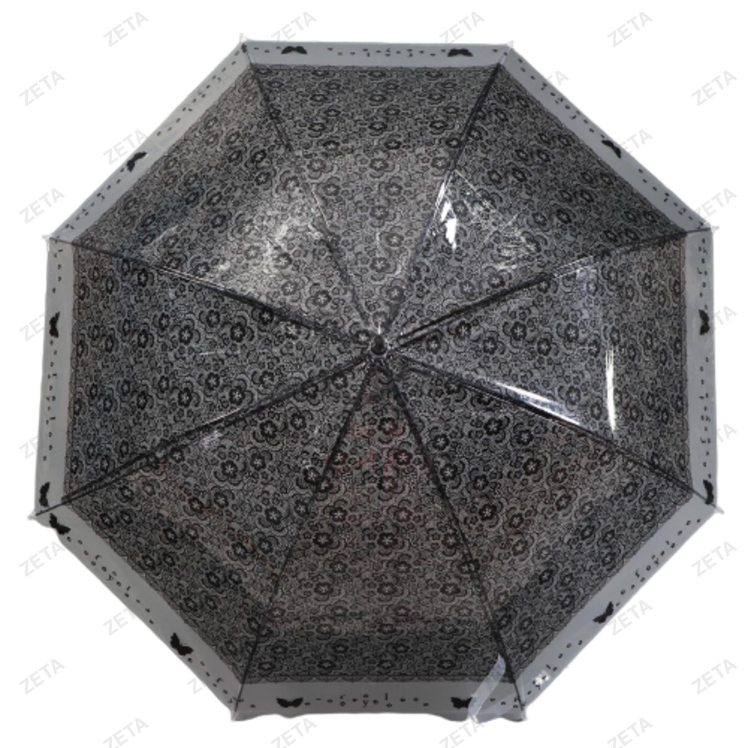 Зонт женский трость наполовину автоматический, 8 спиц - изображение 13