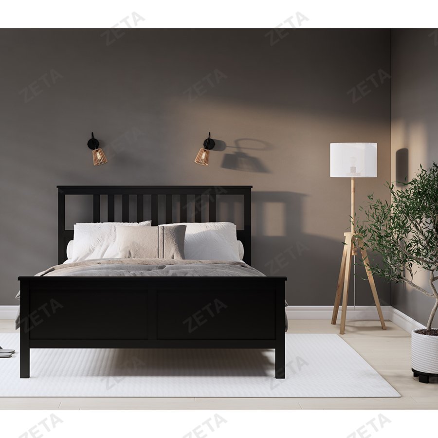 Кровать "Кымор" (1800*2000 мм.) №5031320205 (чёрный) (Лузалес-РФ) - изображение 5