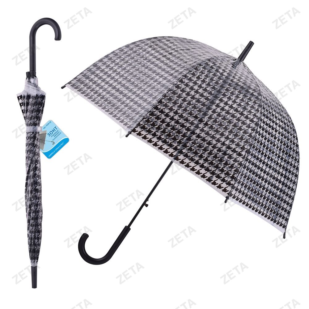 Зонт "Гусиные лапки" полуавтомат d 80 см. № FX24-32 - изображение 1