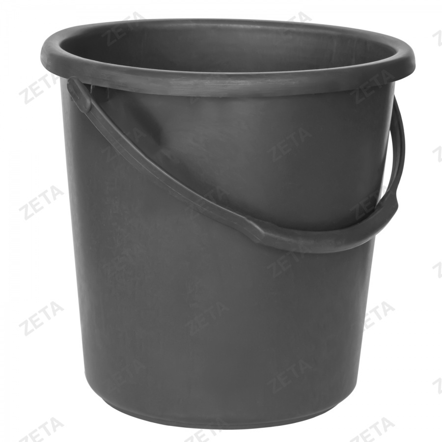 Ведро пластиковое, чёрное (14 л.) - изображение 3