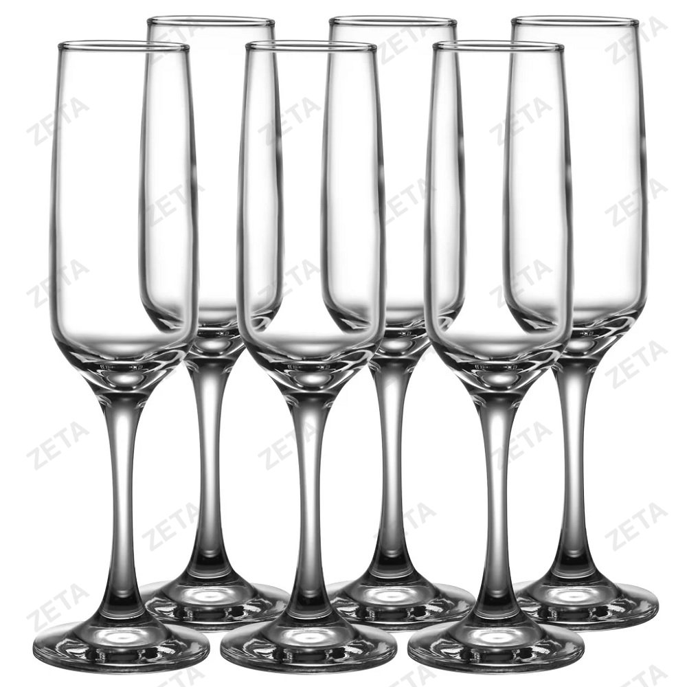 Набор бокалов для шампанского 6 шт. по 200 мл. Isabella № 440270