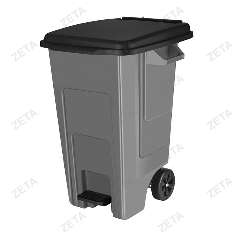 Бак для мусора с крышкой на колесах 100 л. "Freestyle" №SC7002 - изображение 2